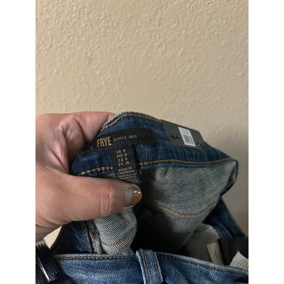 NWT Frye Skinny Kinsey wash mid rise stretch jeans - Picture 6 of 6